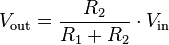 res_divider_formula